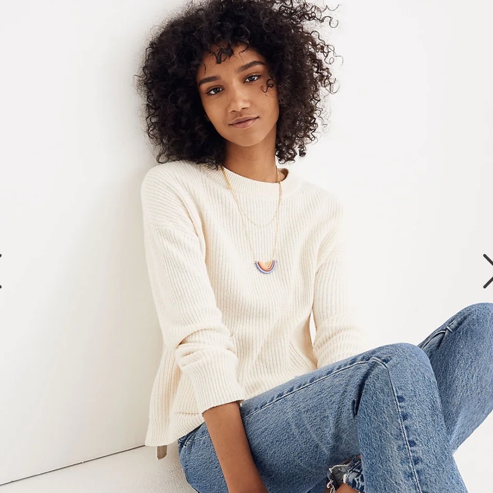 Madewell Patch Pocket Pullover Sweater M4